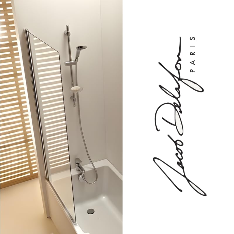 Jacob Delafon Baignoire Droite Corvette Confort + Pare Bain Acrylique renforcé 180 x 80