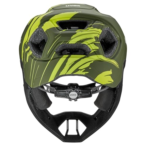 Casco de bicicleta infantil fullface uvex React jr ligero regulable forro lavable 3