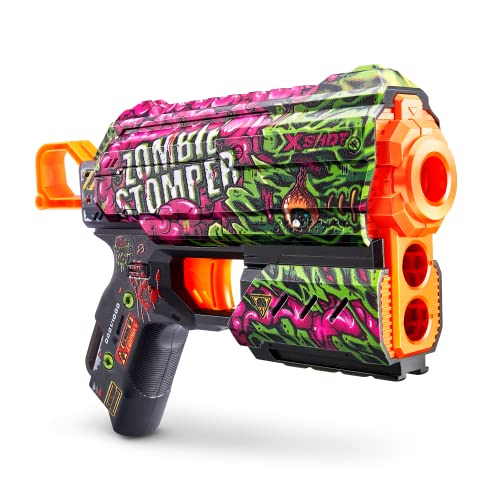 Xshot Skins Flux Dart Blaster 2Pk - Zombie Stomper, 16 Darts By Zuru #TOP1