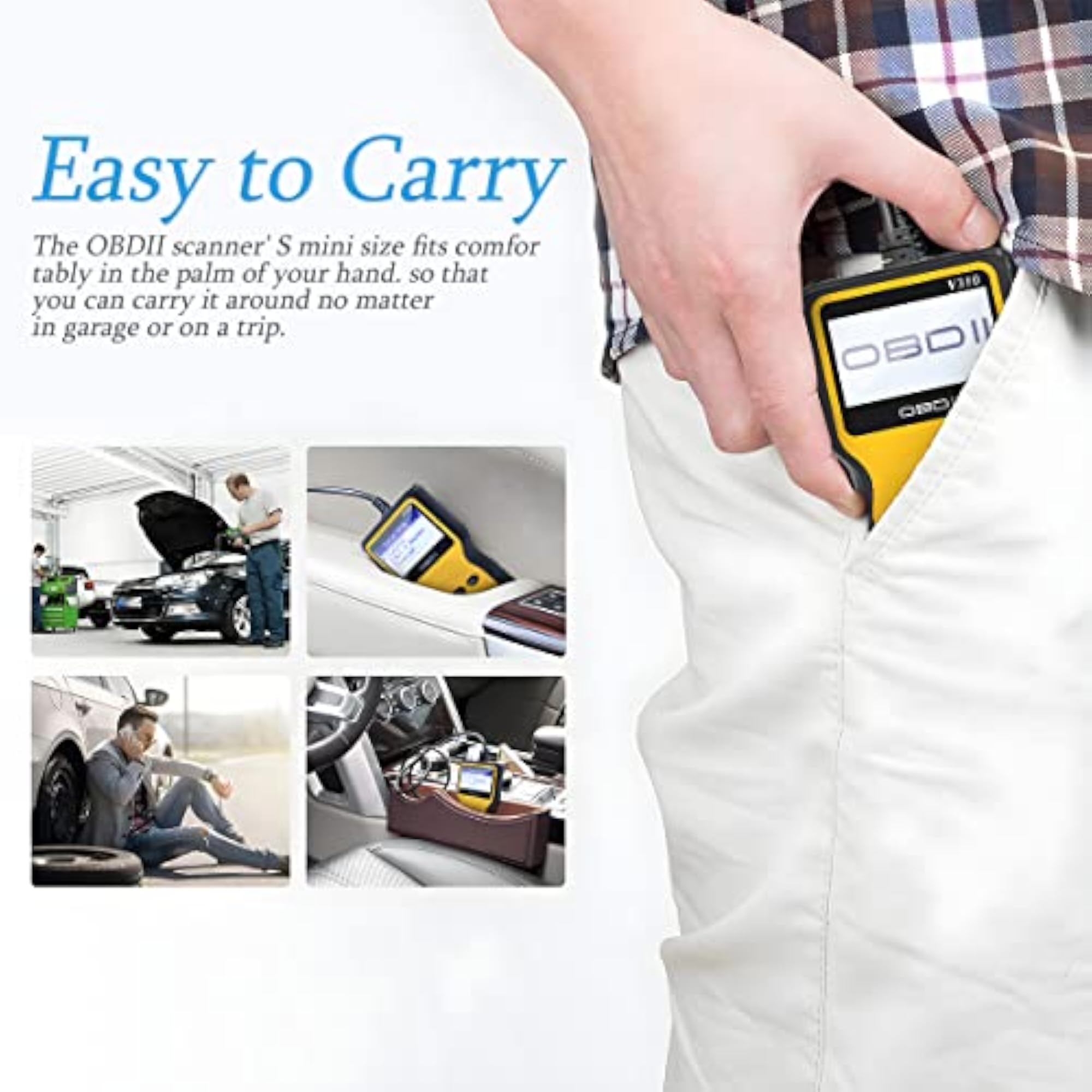 OBD2 Scanner Code Reader for Car Check Engine