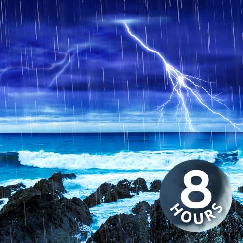 Huge Ocean Waves + Epic Thunderstorm = DEEP SLEEP