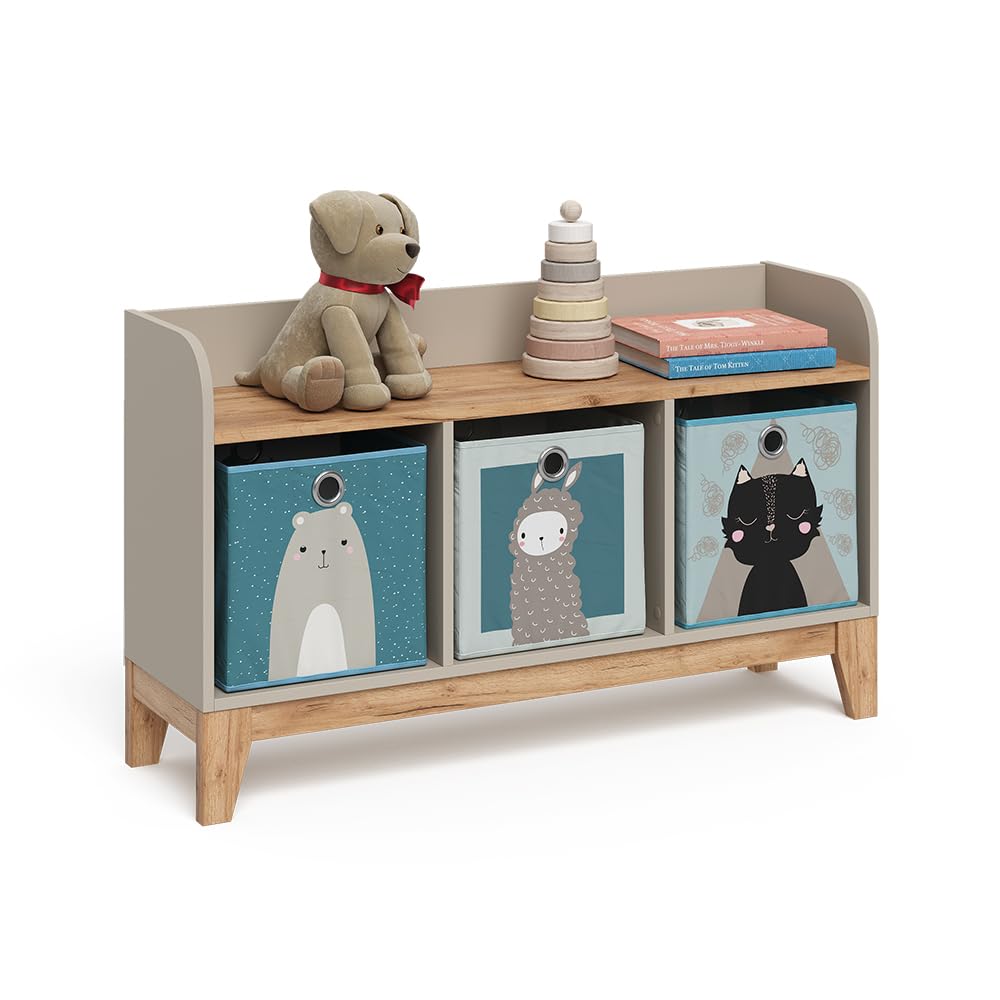 VitaliSpa Panca per bambini Malia, Cashmere/Artigianale, 107.2 x 63.8 cm, adatto come seduta e superficie d’appoggio per bambini