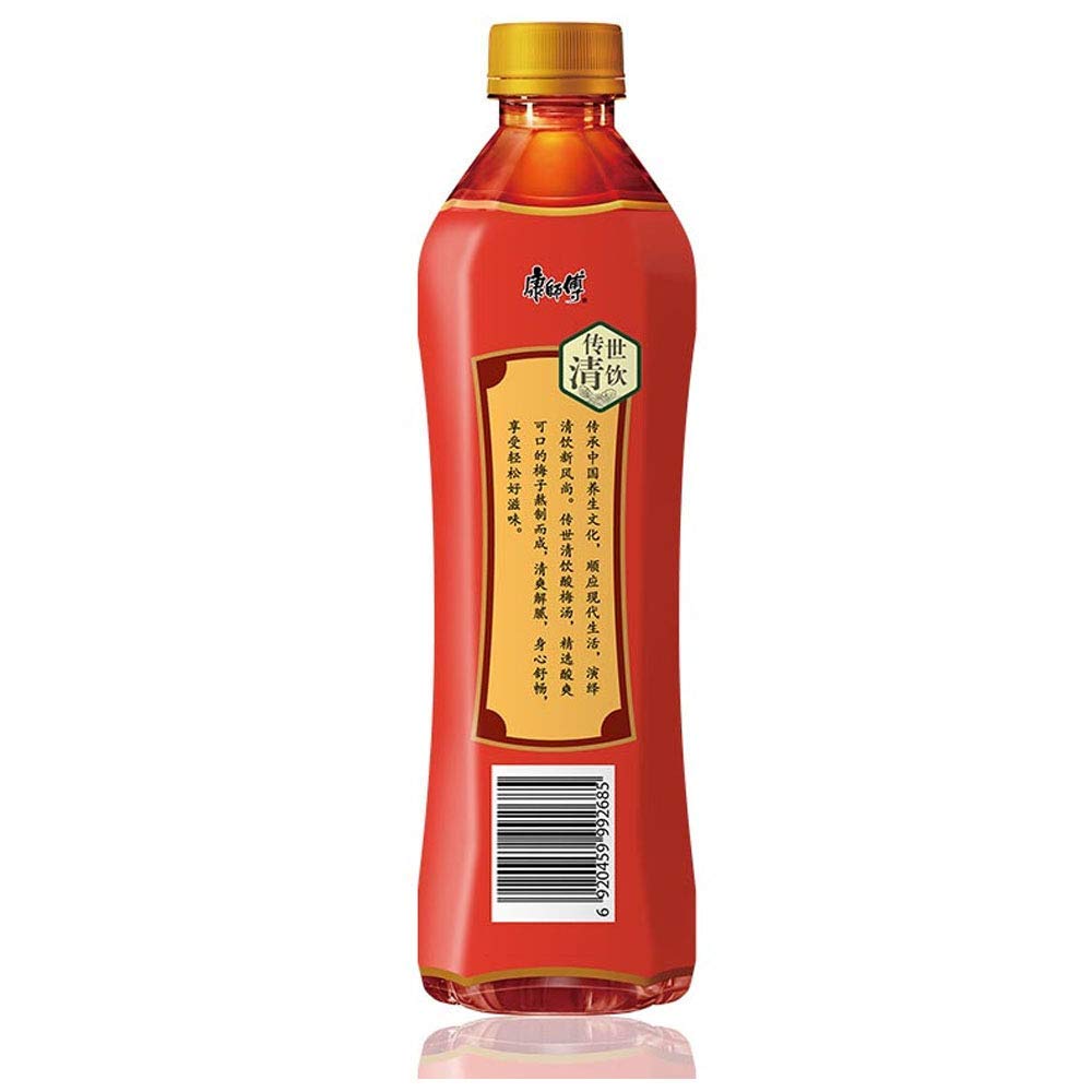 Amazon.com: Kang shi Fu 瓶裝飲品500 毫升/ 12 毫升(梅花飲料,15 瓶