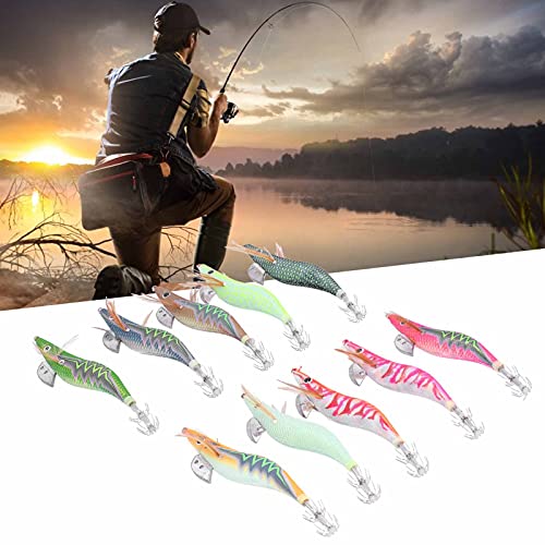 jshanmei Lichtgevende, Lichtgevende Meerdere Inktvis Jig Flexibel met Scherpere Haak Tip voor Zoutwater Octopus Inktvis voor Zoutwater Vissen - Image 5