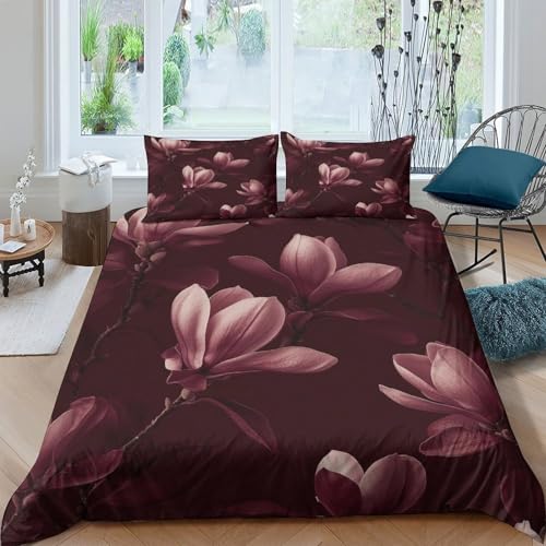 Linge de lit botanique luxe housse de couette imprimée 3D coton