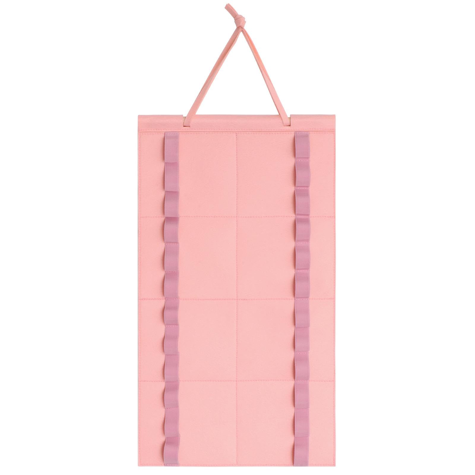 Ronyme Martial Arts Belts Organizer,Hanging Display for 12 Belts Belt Display Holder,Taekwondo Belt Storage for Muay Thai Mma Adults, Pink — image 1