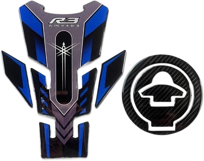 Tank Traction Pad Tank Pad Side Grips Gas Fuel Oil Kit Knee Stickers Decals Protector for YZF R3 YZF-R3 YZFR3 2019 2020 2021 2022