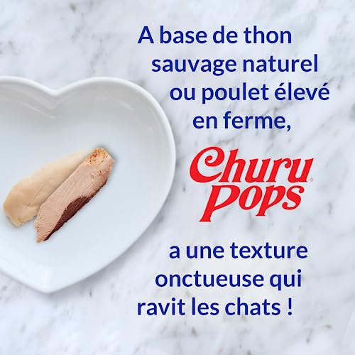 INABA Churu Pops - Friandises à Main pour Chats - Délicieux, Savoureux Snacks pour Chats - Poulet - Image 4
