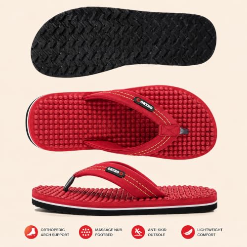 Image of ORTHO JOY House Slipper for Women's Care | Orthopaedic | Diabetic | Acupressure | Comfortable | MCR | Flip Flop Ladies and Girl's Home for Daily Use
