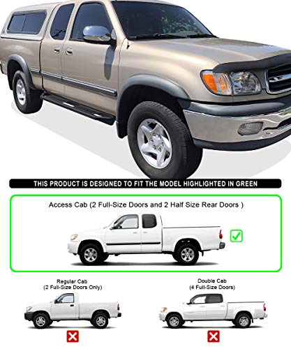 Barras Laterales de Acero Inoxidable 6.5 pulgadas para Toyota Tundra miniatura 2