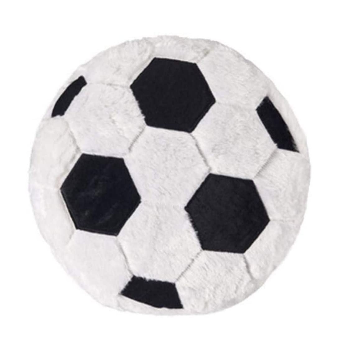 Football en peluche 45 cm coussin rond soutien du dos