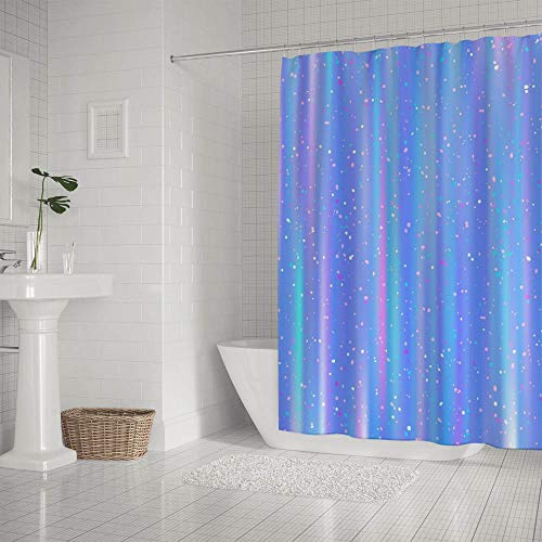 Rideau de douche imperméable pour salle de bain design néon - 3