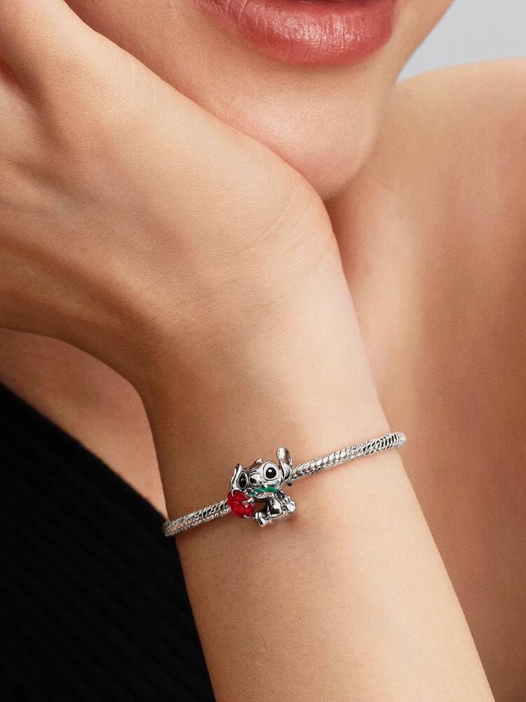 Pandora Charm 794378C01 Stitch różowy kryształ