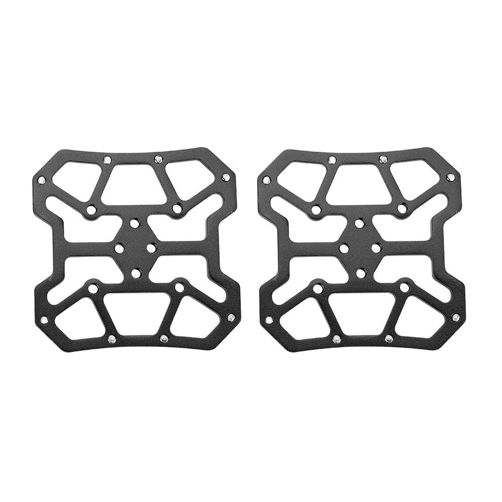 VOANZO 1 Pair Aluminum Alloy Bicycle Clipless Pedal Adapter for SPD Pedals Bike Clipless Pedal Platform Adapter for Improved Pedal Grip and Stability