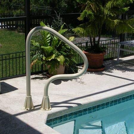 Baranda para piscina SAFTRON P-326-RTD Taupe 30" x 26" miniatura 3