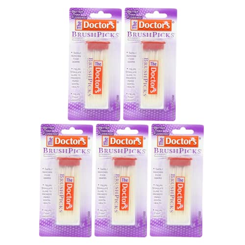 The Doctor's BrushPicks 120 Each (Pack of 5)