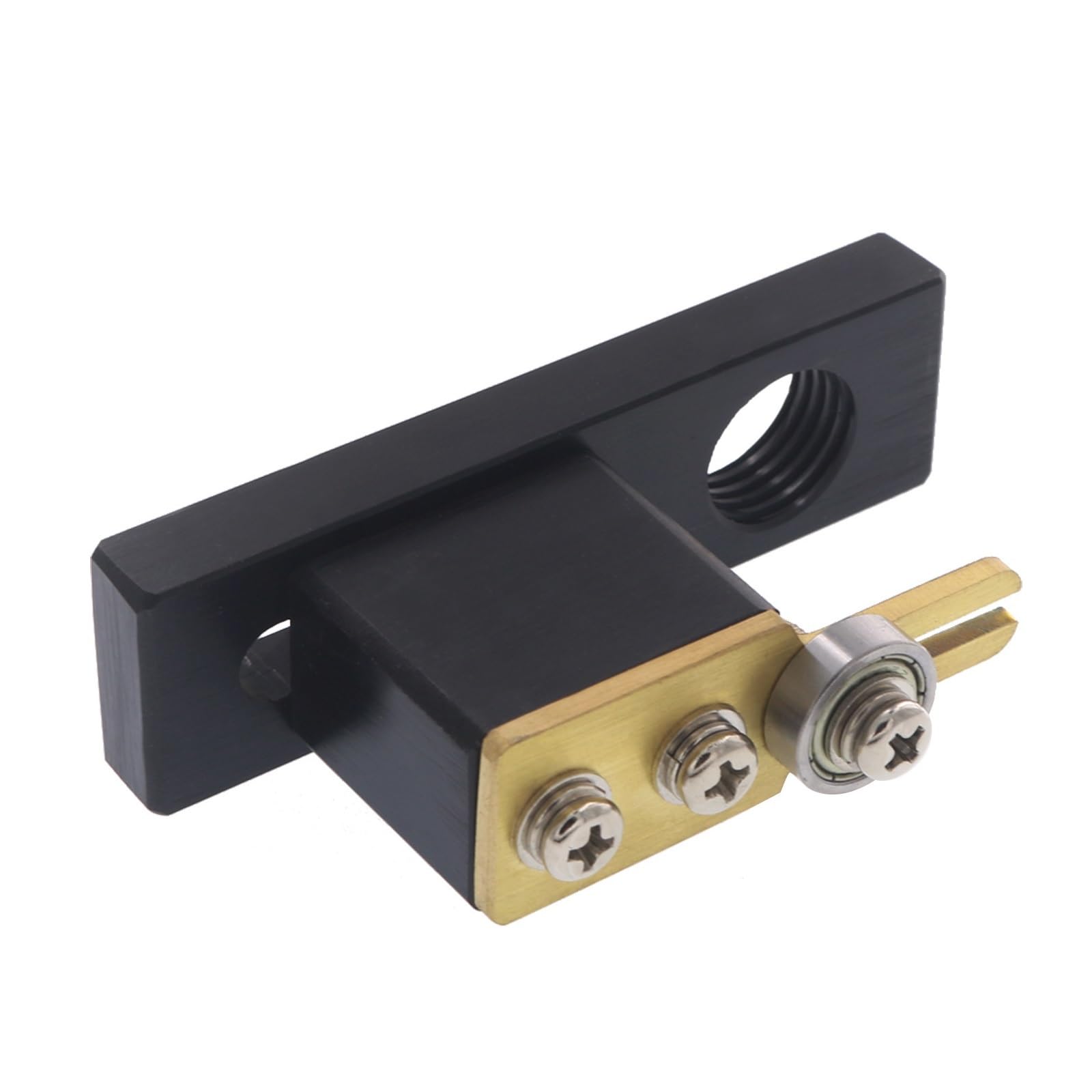 Soporte de cableado eléctrico para violín herramientas de cableado para violín Accesorios de reparación de instrumentos, gancho de borde(Color:Bk)