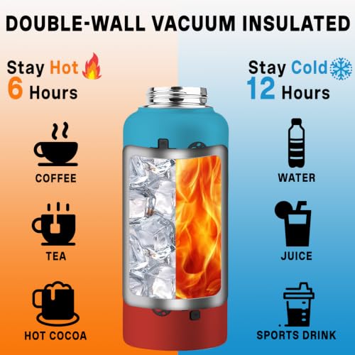 Gamer Gifts-32oz Gamer Water Bottle - Gaming Insulated Cup with Stainless Steel - Gift for Game Men, Son, Dad, Husband, Friends - Gaming Tumbler Present for Birthday Christmas - Image 4