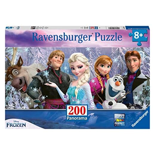 Disney Frozen pzas XXL Puzzles con diseño Panorama, 200 Piezas, Multicolor, (Ravensburger 12801)