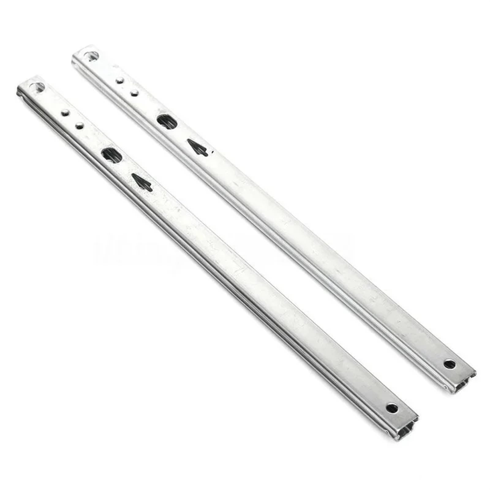 Hudfvioi 342Mm Drawer Runners Micro Guide Steel Ball 2 Sections 17 Wide Steel Fold Slide Cabinets Drawer For Drawer(342Mm)
