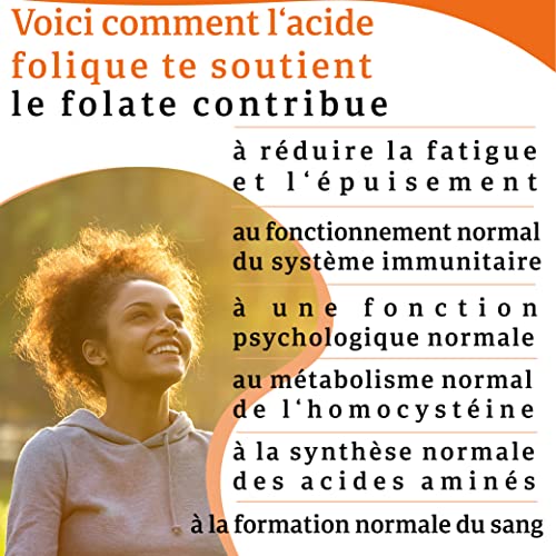 Now Foods, Methyl Folate (Acide Folique), 1.000 mcg, 90 Comprimés végétaliens, Testé en Laboratoire, Vitamine B9, Sans Gluten, Sans Soja, Végétarien – Image 5