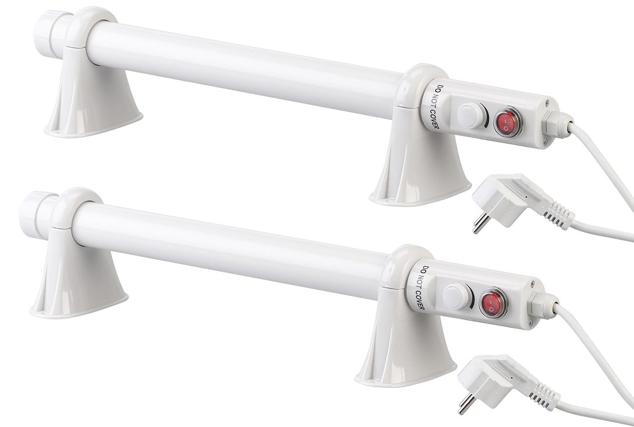 Royal Gardineer radiateurs tubulaires électriques 55 W pour serre de jardin