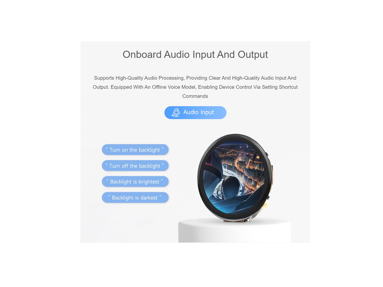 Waveshare ESP32-S3 1.46inch Round Display Development Board 412× 412 Resolution 16.7M Color Capacitive Touch IPS Display Panel Onboard Speaker And Microphone - View #4