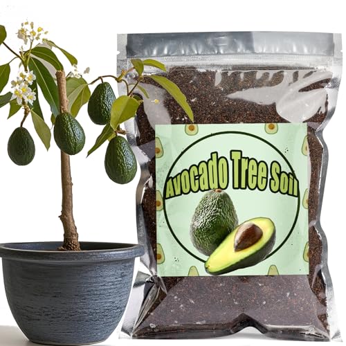 Organic Avocado Tree Potting Soil Mix 1qt, Enhance Growth and Transplant Success for Avocado Plants