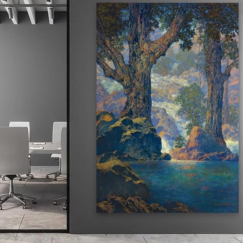 Art Mural Moderne Maxfield Parrish | Impression Haute Définition sur Papier Mat - 5