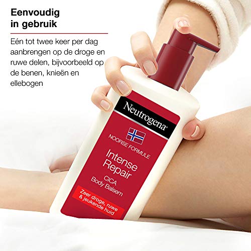 Neutrogena Intense Repair, intensief herstellende CICA body balsem, Noorse formule, hydraterende bodylotion voor de zeer… - Afbeelding 8