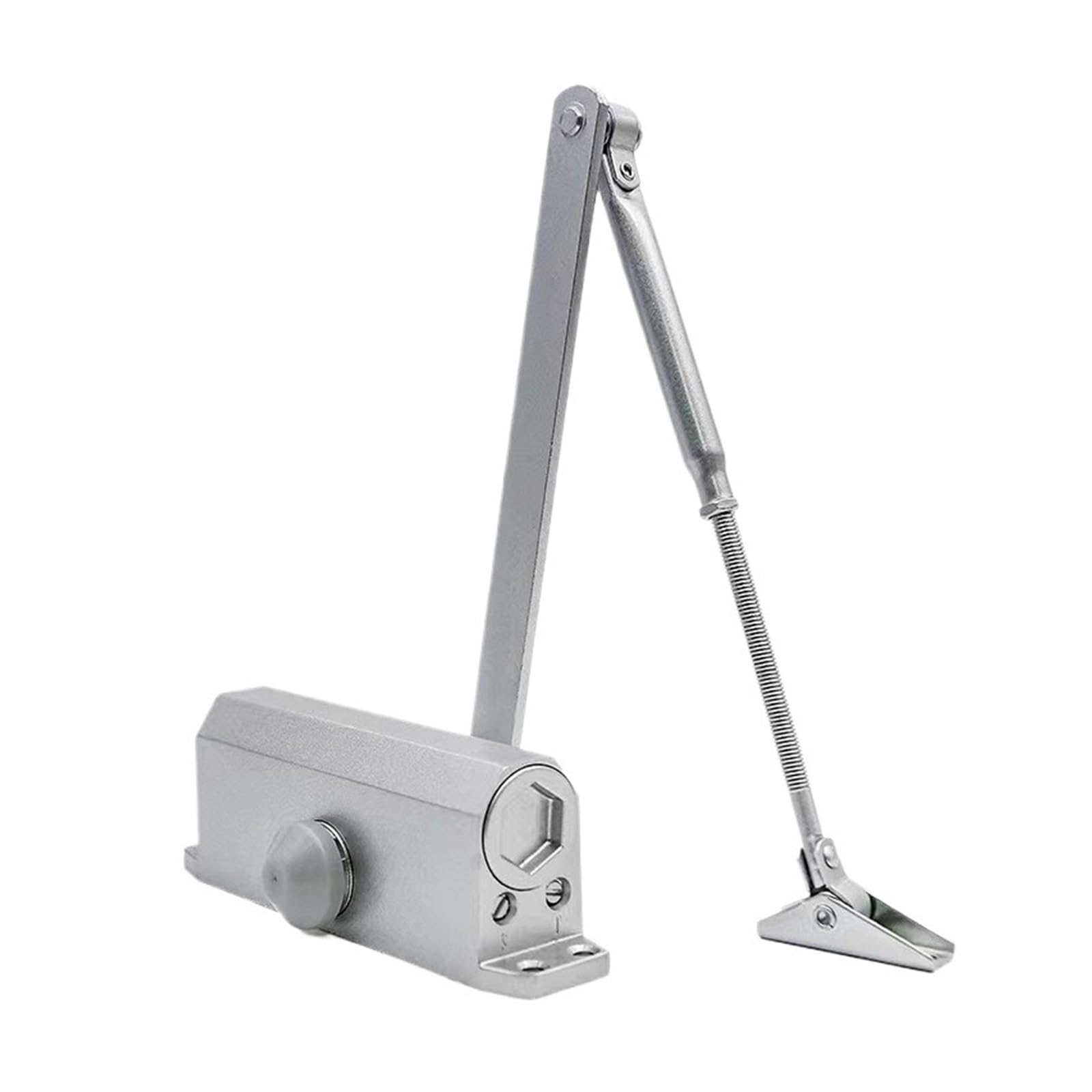 Chiudiporta automatico a molla regolabile, hardware resistente al fuoco | Hardware a chiusura automatica che soddisfa i requisiti di utilizzo quotidiano(Small positioning)