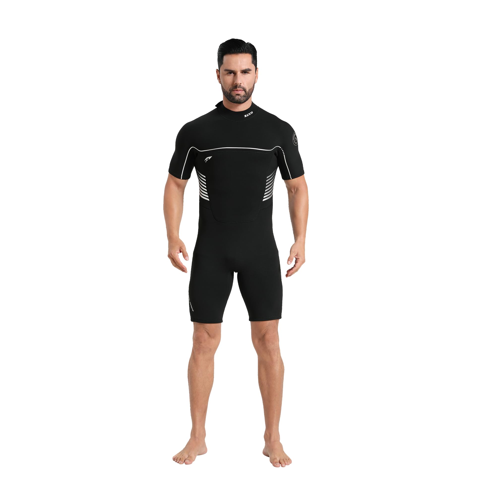ZCCO Muta Shorty per uomo e donna, 3/2 mm, mute corte in neoprene per acqua fredda, mute per immersioni surf, snorkeling, kayak, sport acquatici