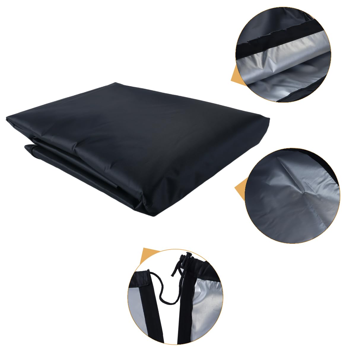 Housse de protection solaire imperméable 210D pour cabane de jeu extérieure – 145 x 145 x 160 cm