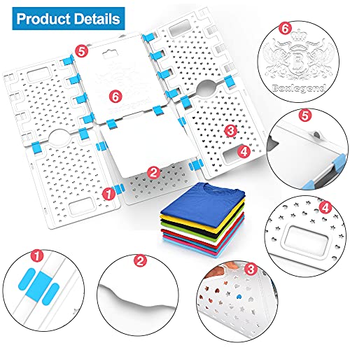 Boxlegend V4 Shirt Folding Board T Shirts Clothe Folder Durable Laundry Folders Folding Boards, Widen Shirt Folding Board #TOP4