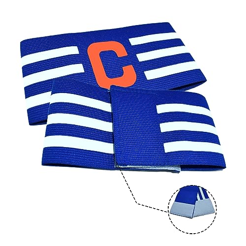 image for Soccer Captain Armband, Ynaize 2Pcs Nylon Elastic Adjustable Football 