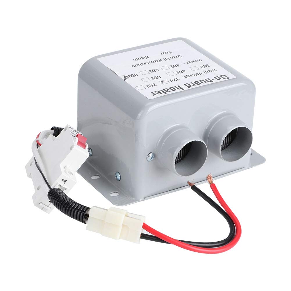 Aramox Désembreur de Voiture Dégivreur de Pare-Brise 12V 800W Chauffage Rapide 5s 2 Sorties d'air Automatique pour Voiture