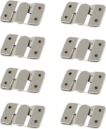 8Pairs Stainless Steel Interlock Hanging Buckle,Flush Concealed Mount ...