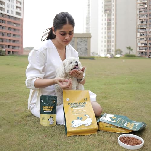Image of Vegan Dog Food | Offers Plant-Based Protein, Complete & Balanced Nutrition Dry Dog Food for Adult & Puppy Dogs | Rich in Fiber and Improve Gut Health (Puppy Food 1kg)