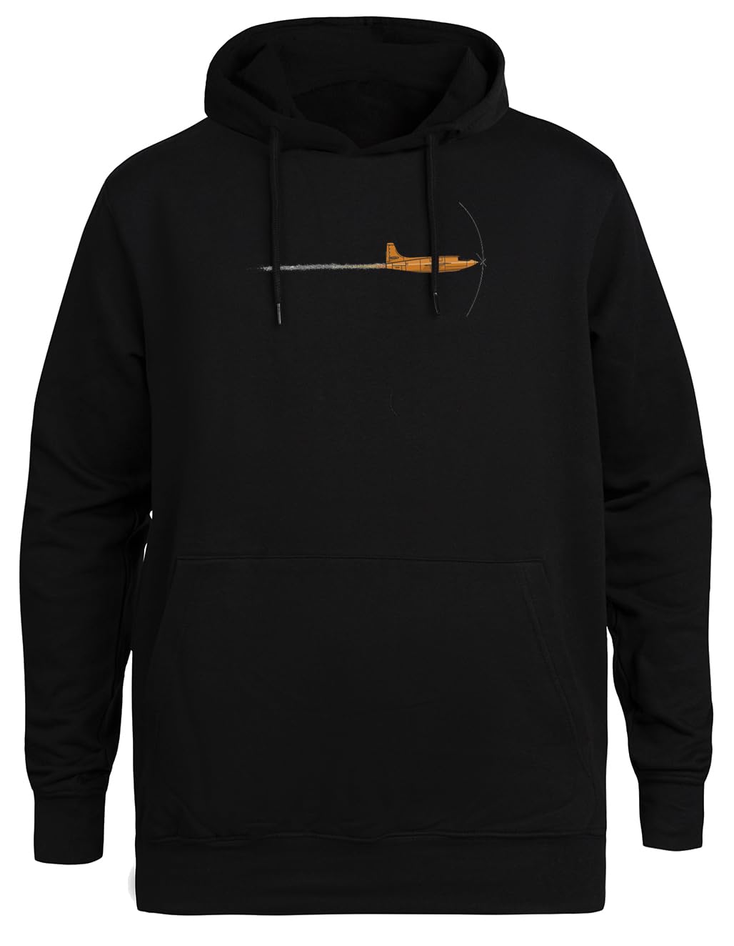 Bell X 1 Przełamanie Bariery Dźwięku Unisex Czarna Bluza Ekologiczna z Kapturem Unisex Black Hoodie Eco-Friendly Hooded Jacket