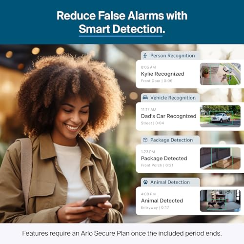 Image of Arlo Pro Security Camera 2K HDR (6th Gen, 2025 Release) Wireless Outdoor Camera, 3 Cam with 6-Month Secure Plus Subscription