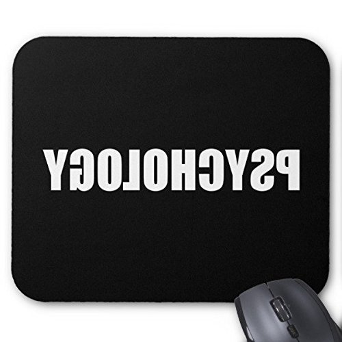 SJFY Reverse Galaxy Mouse Pad Psychology Black Mouse Pad 9.25 x 7.75