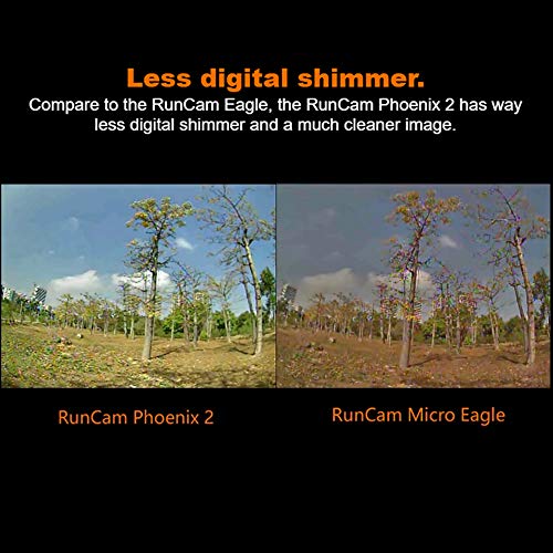 RunCam Phoenix 2 Micro FPV Camera 1000TVL FOV 155° Super Global WDR Day&Night Freestyle Cam with 2.1mm Lens 4:3/16:9 Switchable for RC FPV Racing Drone Quadcopter - Thumbnail 3