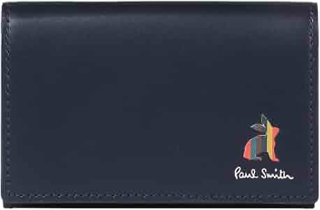 Paul Smith 名刺入れ　マーケトリーストライプラビット　ネイビー　美品 Amazon | マーケトリー ブライトストライプ ラビット 名刺入れ | Paul