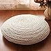 Poduszka Poduszka Ręcznie robiona słomiana poduszka siedziska Tatami Futon Mata do jogi Poduszka na krzesło 4 rodzaje (rozmiar: medytacja (średnica 60 cm)) Dorosły (średnica 50 cm)