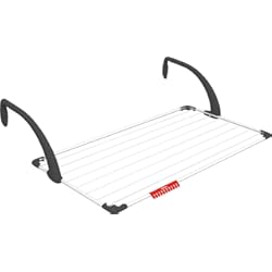 Rayen Tendedero Extensible Vileda tendedero de balcón o terraza, compacto y fácil de guardar, 110 x 56 x 28 cm