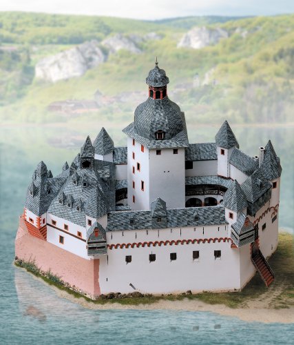 Aue-Verlag Modellbausatz Burg Pfalzgrafenstein, 30 x 14 x 25 cm