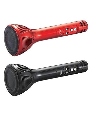 Manya Impex Handheld Wireless Mike Microphone with Bluetooth Speaker for All iOS/Android Smartphones