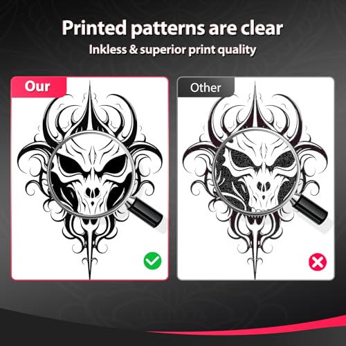 Image of iDPRT Tattoo Stencil Printer with 10pcs Tattoo Transfer Paper | Wireless Bluetooth Portable Tattoo Machine for Artists & Beginners,Compatible with Smartphone /Tablet /PC