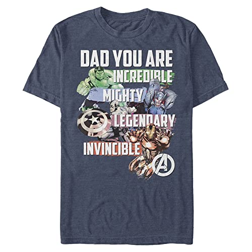 Marvel Avenger Dad T-Shirt Homme pour un Look Décontracté en Week-end Famille