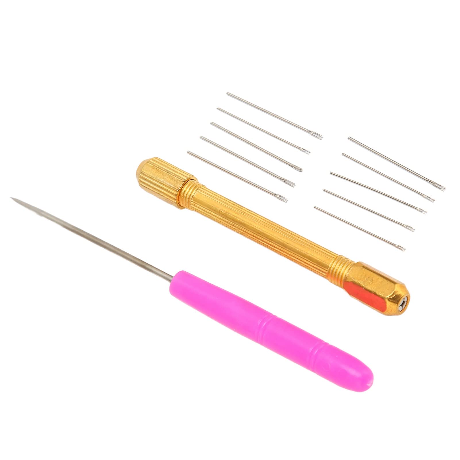 Portautensili per capelli per bambola kit con 10 aghi extra